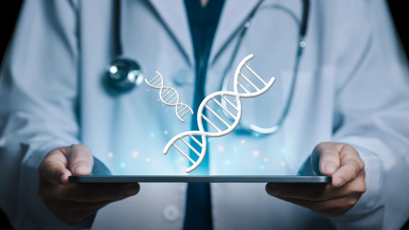 An image of a DNA