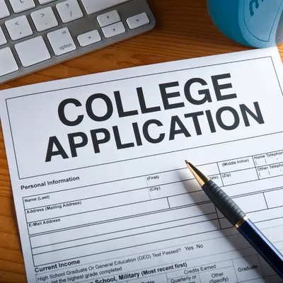 An image of the term college
