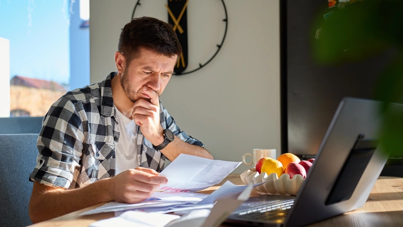 An image of a student thinking