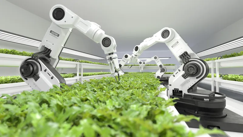 An image of robots in agriculture