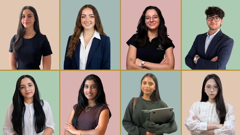A collage of all our student ambassadors