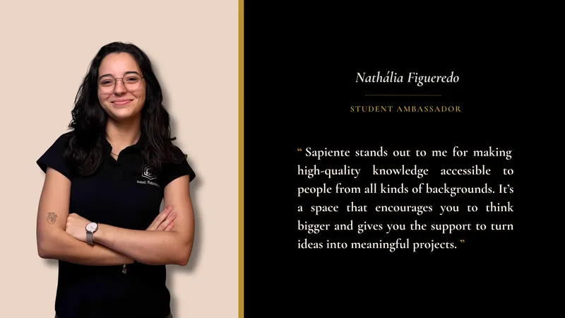 An image of Nathalia, our student ambassador