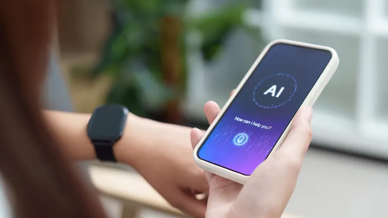 An image of an AI app