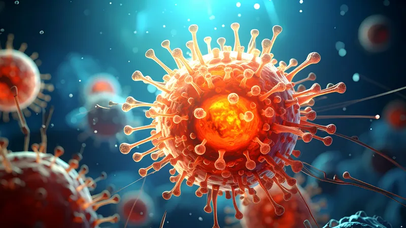 An image of bacteria