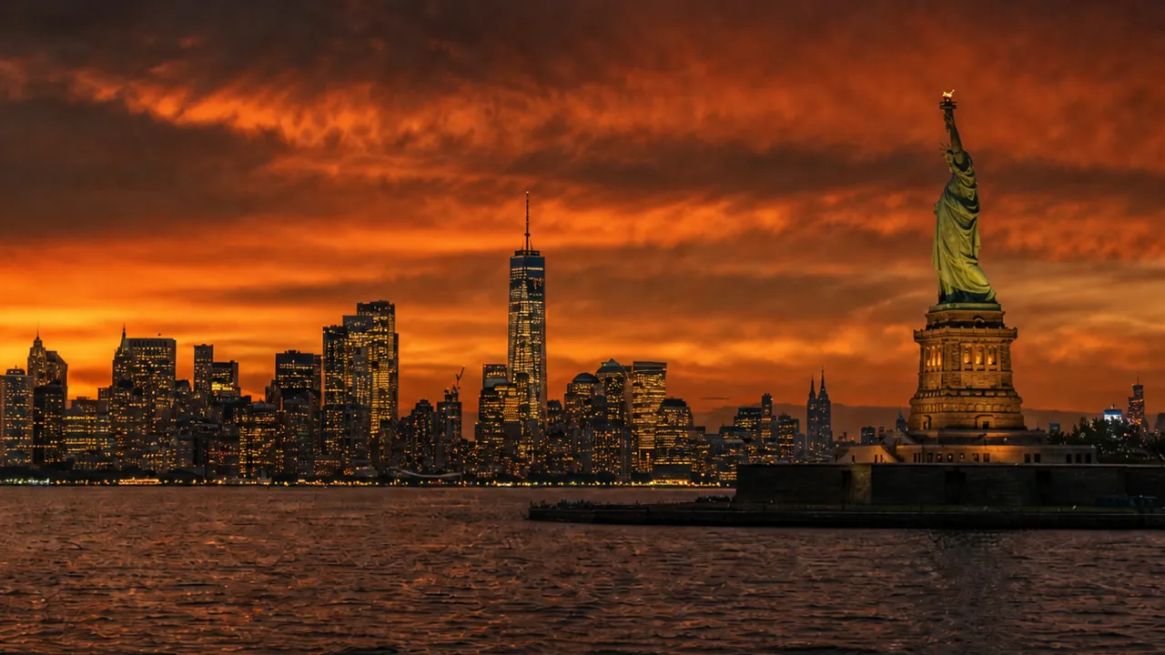 United States skyline and academic landscape